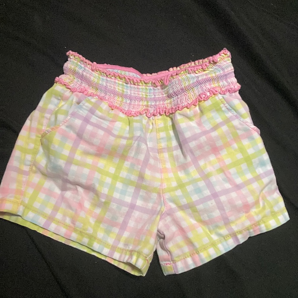 2T plaid, rainbow shorts